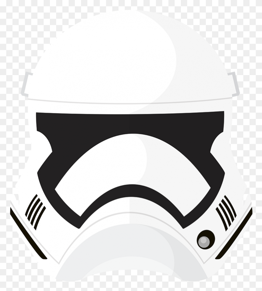 781x872 Stormtrooper Helmet Clipart, Clothing, Apparel, Crash Helmet HD PNG Download