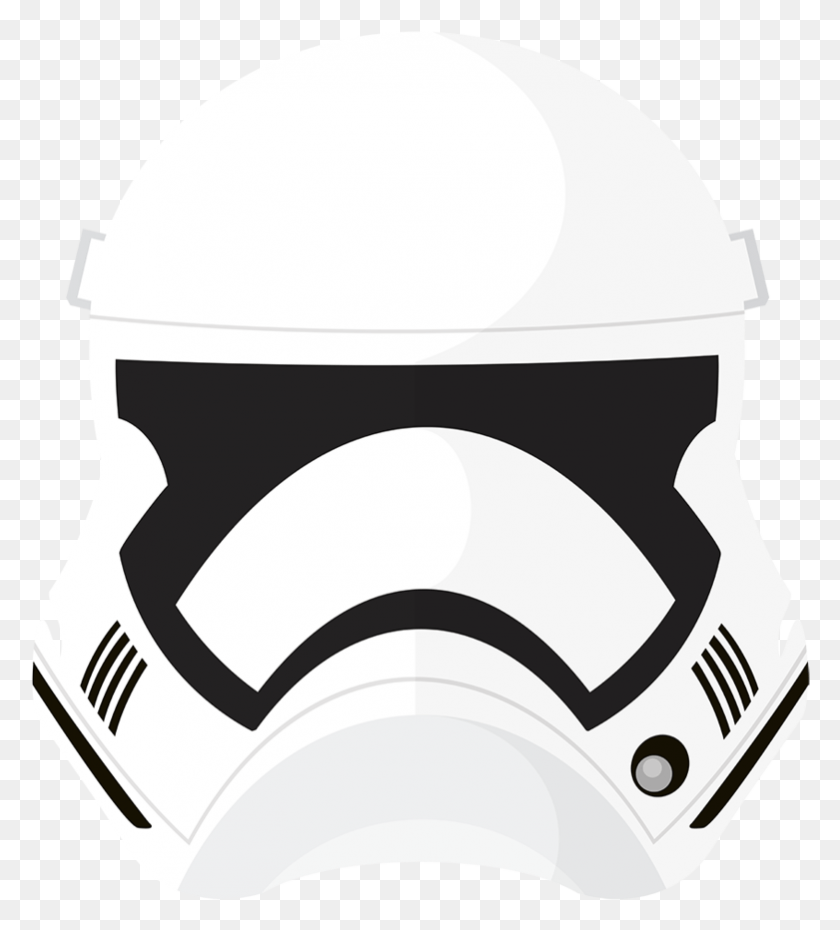 781x872 Descargar Png Casco Stormtrooper Png