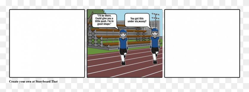 1145x367 Story Board Football Game Cartoon, Running Track, Sport, Person HD PNG Download