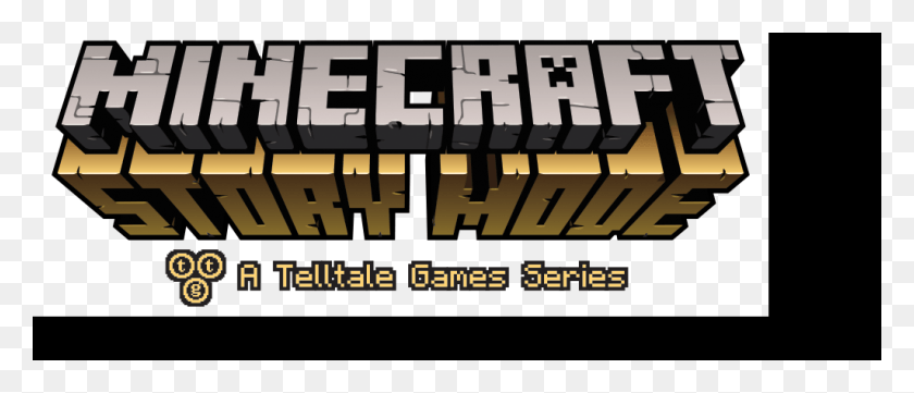 1024x396 Story Mode Minecraft Story Mode, Text, Brick, Word HD PNG Download