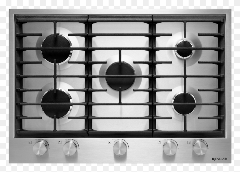 1001x696 Stove Top View Jenn Air 30 Gas Cooktop, Indoors, Oven, Appliance HD PNG Download