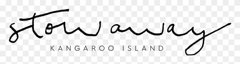 877x188 Stowaway Kangaroo Island Calligraphy, Gray, World Of Warcraft HD PNG Download