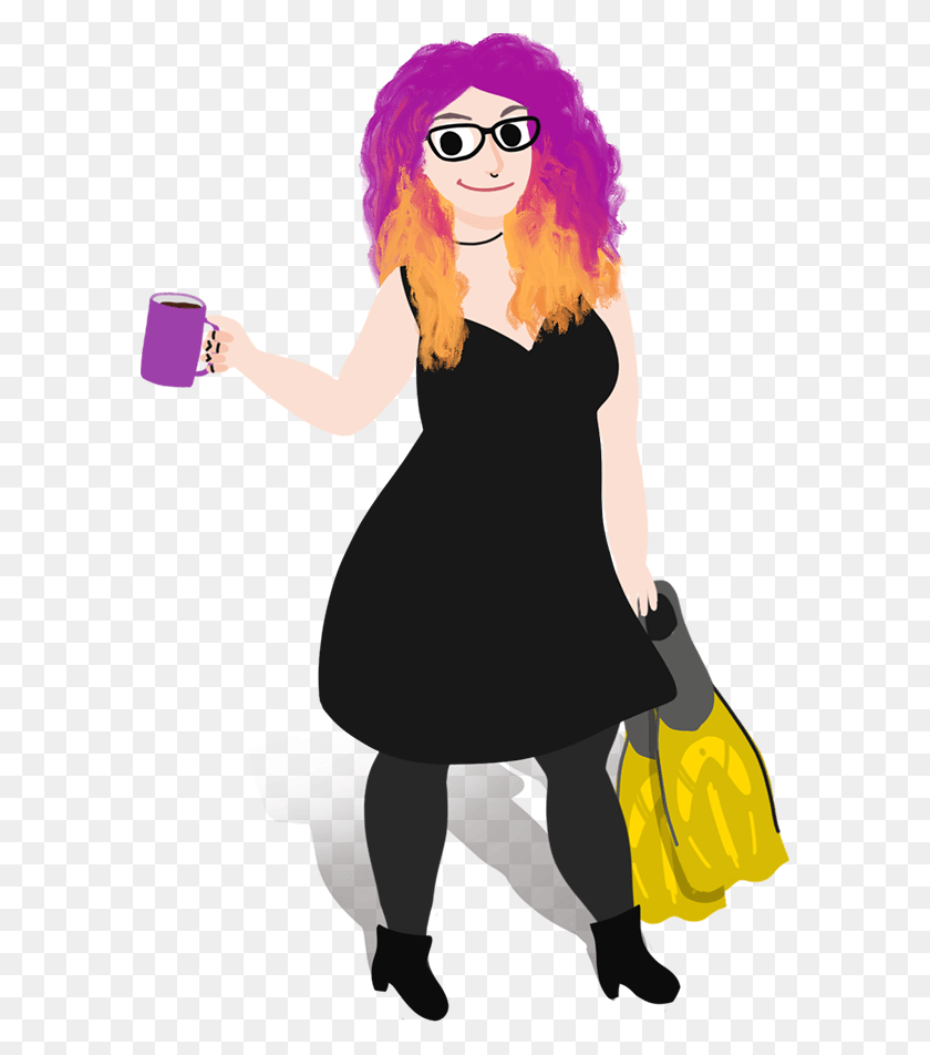 586x892 Stphanie Walter Ux And Product Designer Mobile Expert Illustration, Clothing, Apparel, Sunglasses HD PNG Download