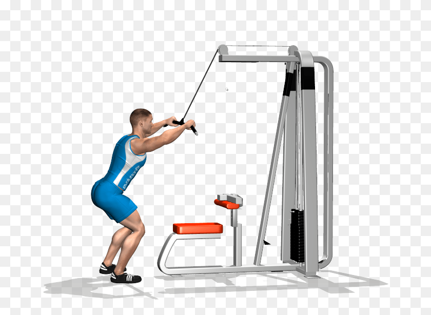676x554 Straight Arm Pulldown Involved Muscles During The Training Pull Down Cavo Alto, Person, Human, Working Out HD PNG Download