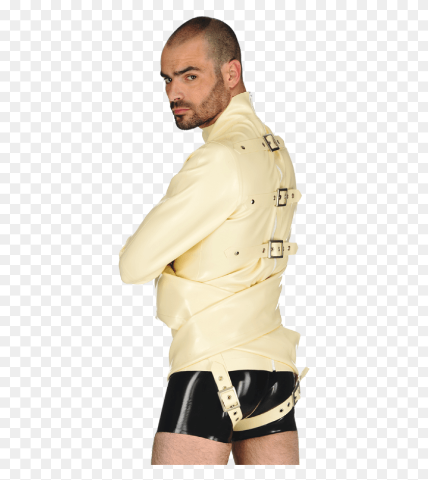 377x882 Straight Jacket, Clothing, Apparel, Person HD PNG Download