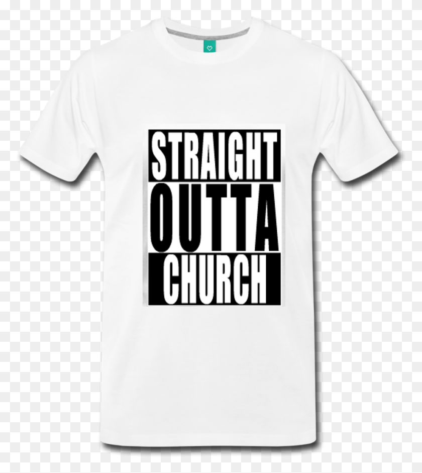919x1039 Straight Outta Church Active Shirt, Clothing, Apparel, T-shirt HD PNG Download