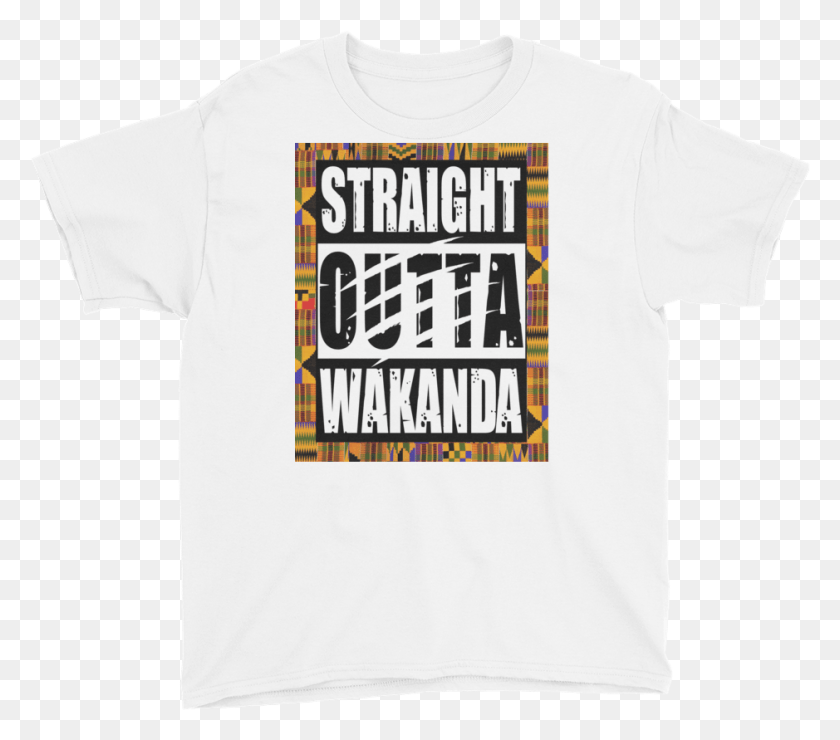 939x819 Straight Outta Wakanda Camiseta Para Niños, Ropa, Prendas De Vestir, Camiseta Hd Png Descargar