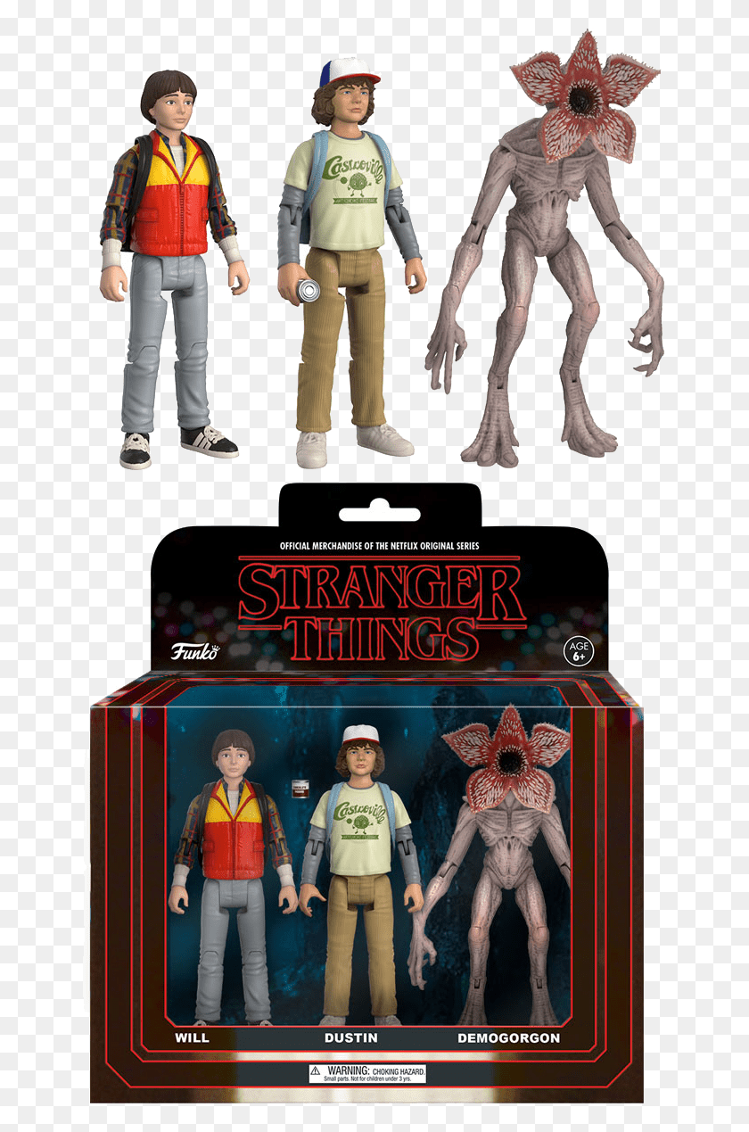 658x1209 Stranger Things Action Figures Stranger Things Funko Figures, Person, Human, Clothing HD PNG Download