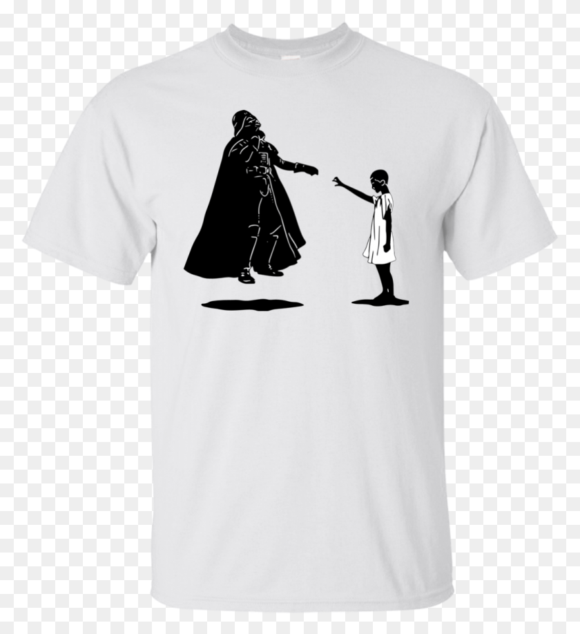 1039x1143 Stranger Things Eleven Vs Darth Vader Tshirt Tank Magliette Rick And Morty, Clothing, Apparel, Person HD PNG Download