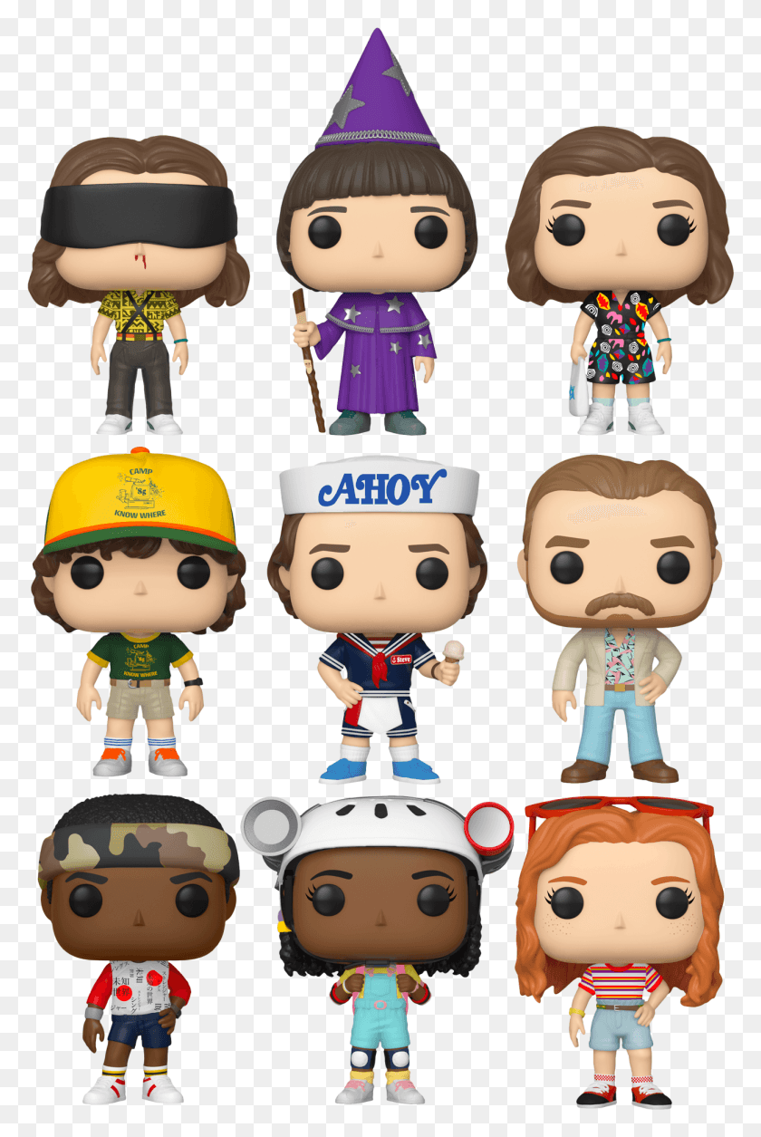 1305x2000 Stranger Things Stranger Things 3 Funko Pops, Doll, Toy, Person HD PNG Download