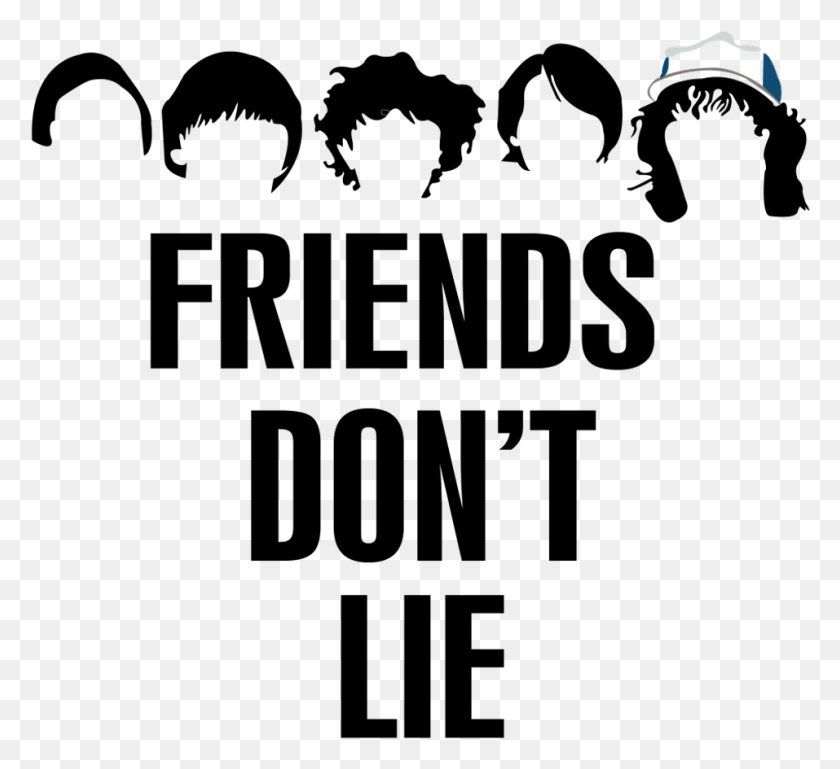 957x871 Strangerthings Sticker Stranger Things Friends Don T Lie, Outdoors, Nature, Astronomy HD PNG Download