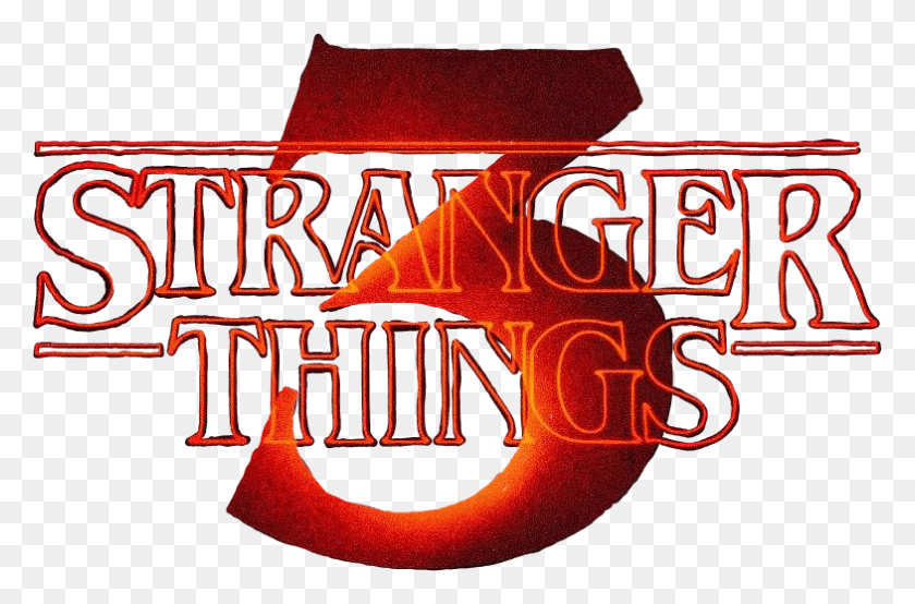 785x498 Descargar Png Strangerthings Stranger Things Strangerthings 3 Cosas Extrañas 3 Pegatinas, Alfabeto, Texto, Light Hd Png