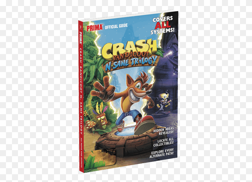 350x546 Strategy Guides Nintendo Switch Crash Bandicoot N Sane Trilogy, Disk, Dvd, Poster HD PNG Download