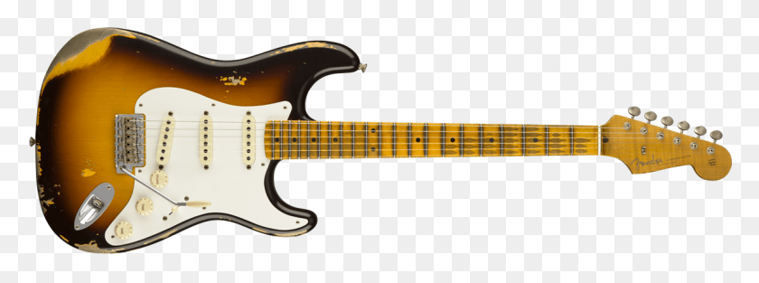 1186x386 Stratocaster Heavy Relic Maple Fingerboard Stratocaster Road Worn, Guitar, Leisure Activities, Musical Instrument HD PNG Download