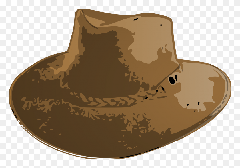 2400x1627 Straw Hat Clipart Brown Object Hat Clip Art, Clothing, Apparel, Cowboy Hat HD PNG Download