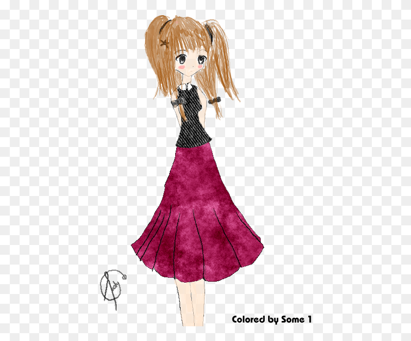 433x636 Strawberry Chan39s Drawings I Got A Tabletrequesting Photobucket, Dress, Clothing, Apparel HD PNG Download