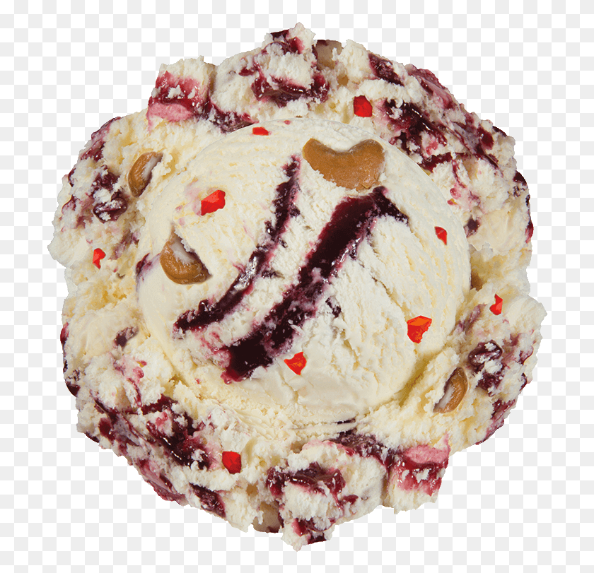709x751 Strawberry Cheesecakemichigan Bluesred Velvet Baseball Nut Ice Cream Baskin Robbins, Cream, Dessert, Food HD PNG Download