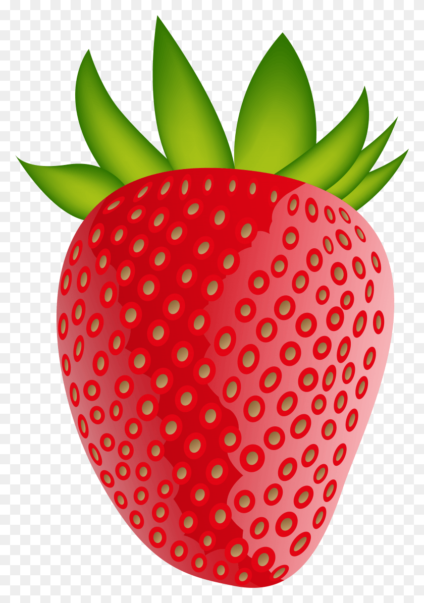 4729x6885 Strawberry Clip Artt Image Transparent Background Strawberry Clipart Transparent, Fruit, Plant, Food HD PNG Download