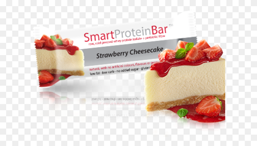 632x417 Strawberry Clipart Strawberry Cheesecake Cheesecake, Dessert, Food, Text HD PNG Download