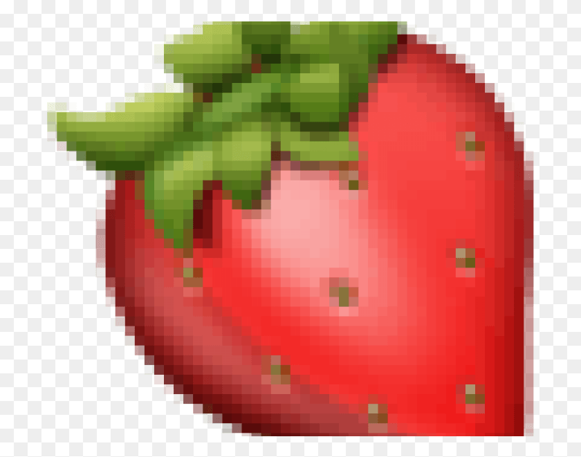705x601 Strawberry Emoji Transparent Background Earth Animated, Plant, Rug, Food HD PNG Download