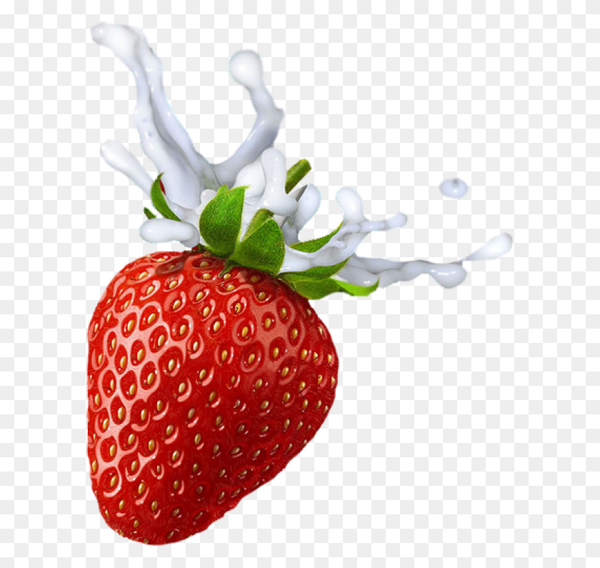 600x735 Strawberry Free, Fruit, Plant, Food HD PNG Download