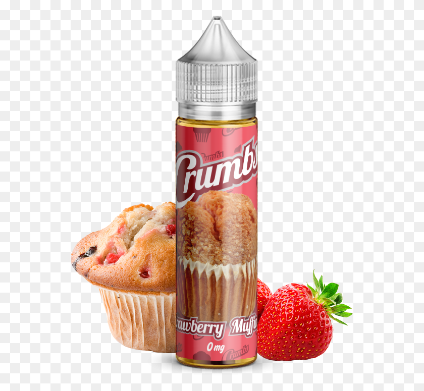 559x715 Strawberry Muffin Eliquid Crumbs E Juice, Food, Dessert, Plant HD PNG Download