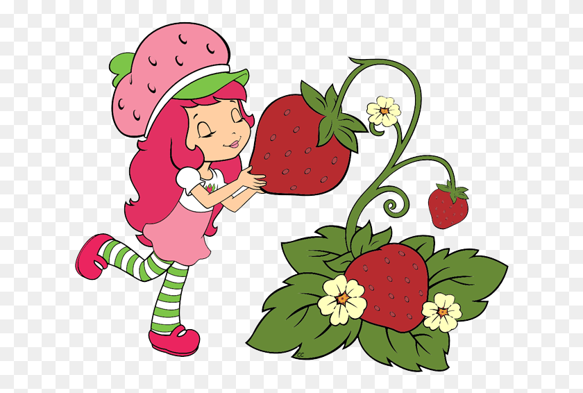 626x506 Strawberry Shortcake Berry Bitty Adventures Clip Art Strawberry Shortcake Clip, Strawberry, Fruit, Plant HD PNG Download
