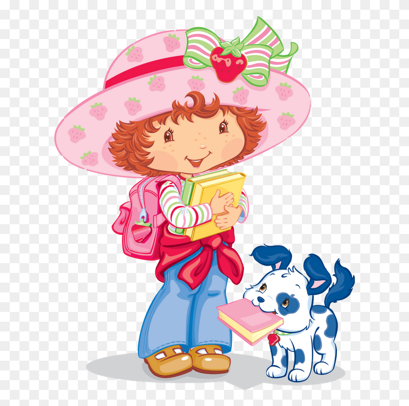 623x773 Strawberry Shortcake Cartoon Characters Strawberry Shortcake And Pupcake, Clothing, Apparel, Hat HD PNG Download