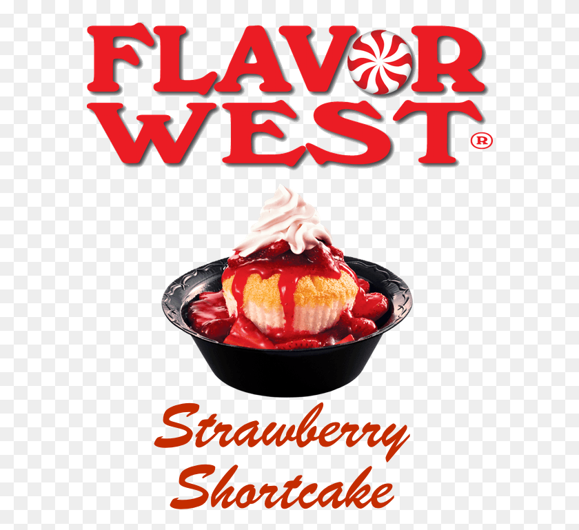 590x709 Strawberry Shortcake Concentrate By Flavor West Bnh, Cream, Dessert, Food HD PNG Download