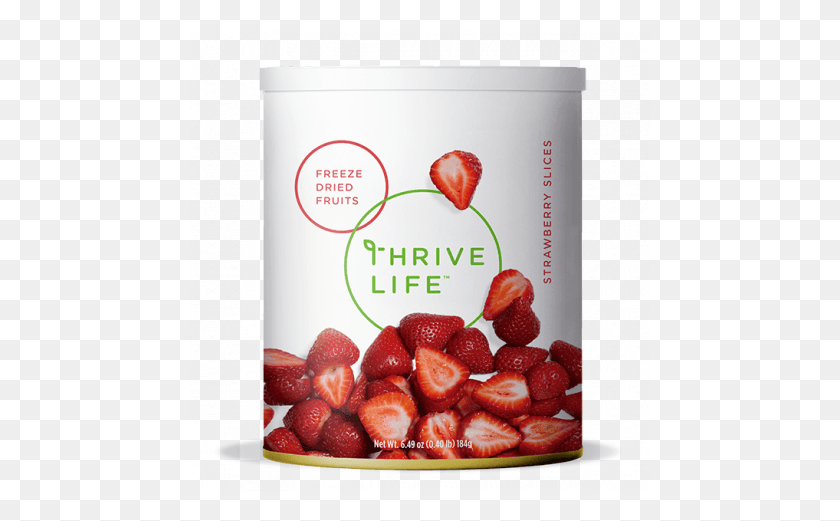 461x461 Strawberry Slices Freeze Dried Thrive Life Strawberries, Fruit, Plant, Food HD PNG Download