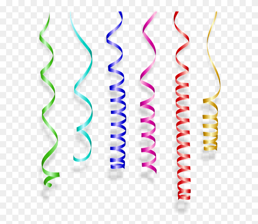 600x670 Streamers The Adoption Of Bal New Year39s Eve Transparent Background Streamers, Spiral, Coil, Suspension HD PNG Download