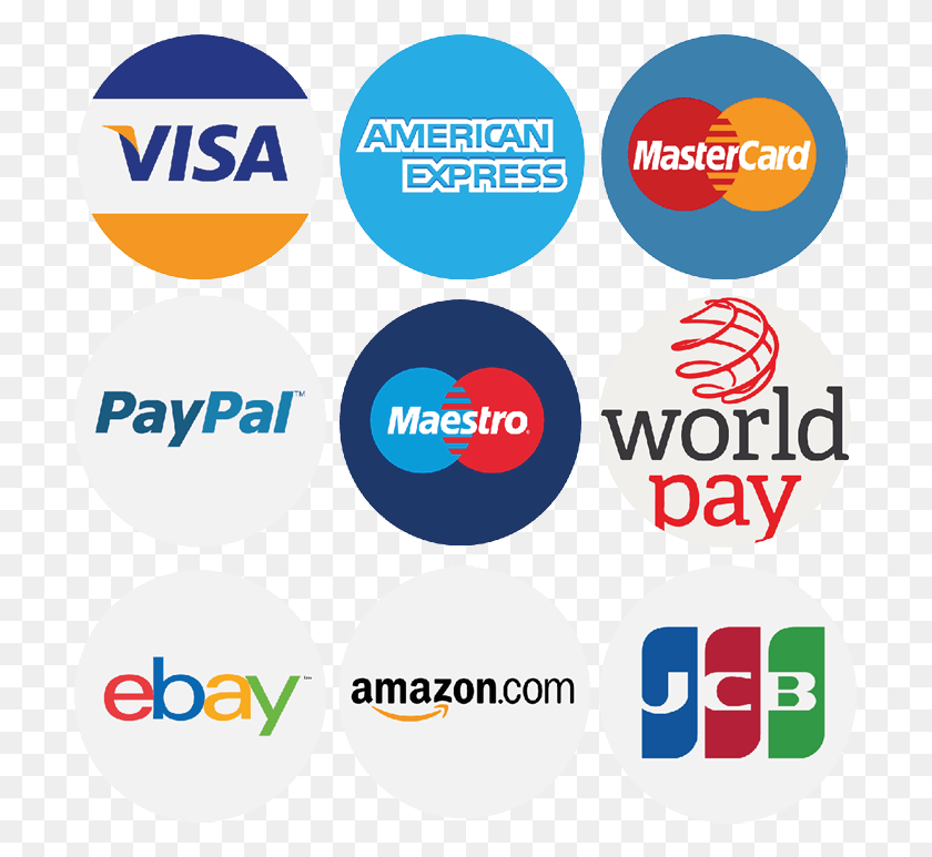 707x713 Descargar Png Streamz Global Acepta Todas Las Principales Tarjetas De Crédito Visa American Circle, Etiqueta, Texto, Logotipo Hd Png