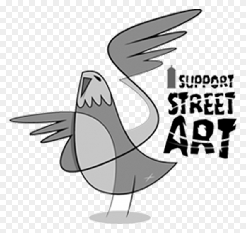 787x741 Street Artfull Resolution Support Street Art, Emblem, Symbol, Bird HD PNG Download