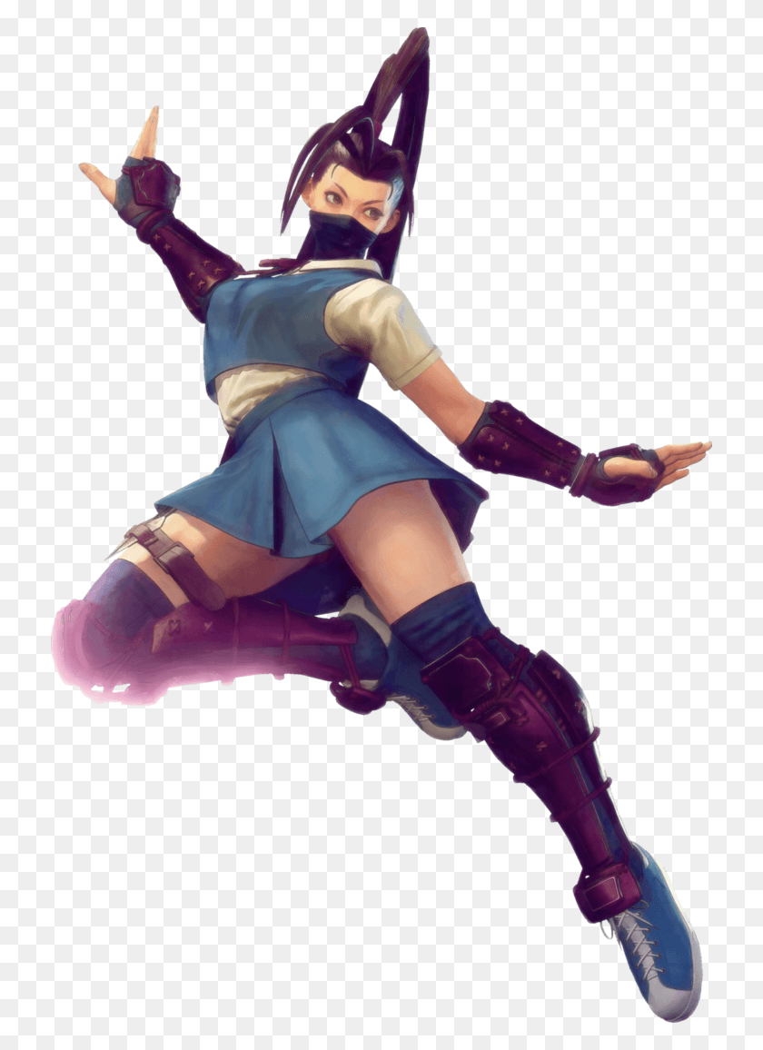 728x1096 Street Fighter Characters Ibuki, Costume, Person, Human HD PNG Download