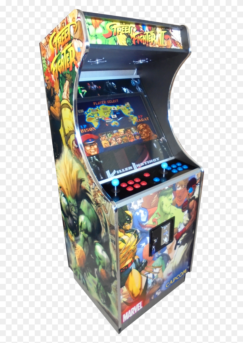 572x1124 Street Fighter Ii Upright, Máquina De Juego De Arcade, Teléfono Móvil, Teléfono Hd Png