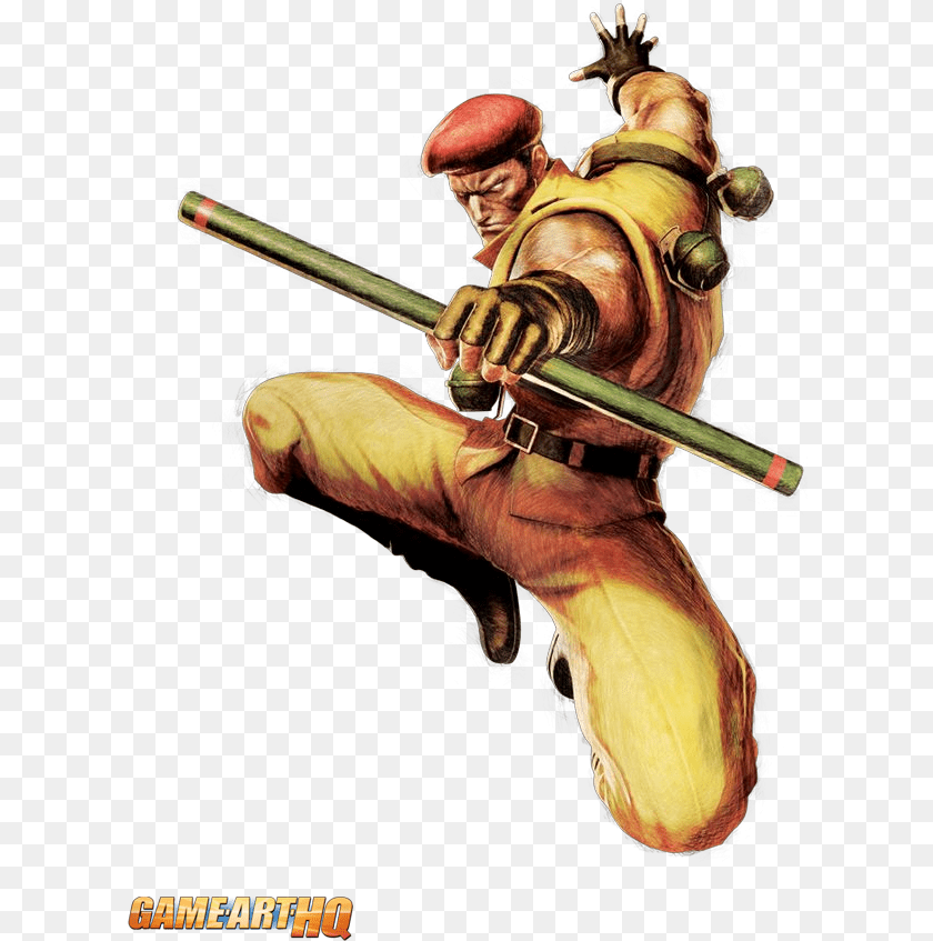 614x847 Street Fighter Iv Rolento, Person, Gun, Weapon, Samurai Clipart PNG
