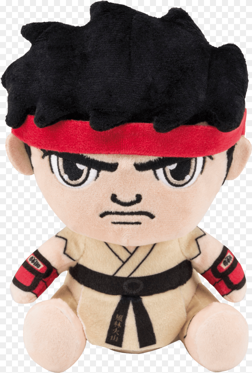 957x1415 Street Fighter Stubbin Ryu Ryu Stubbins, Plush, Toy, Face, Head Transparent PNG
