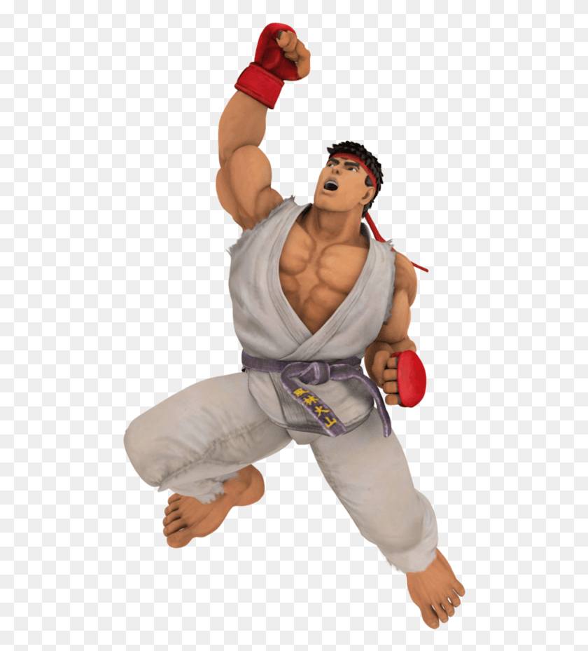 491x869 Street Fighter Transparent, Martial Arts, Sport, Person HD PNG Download