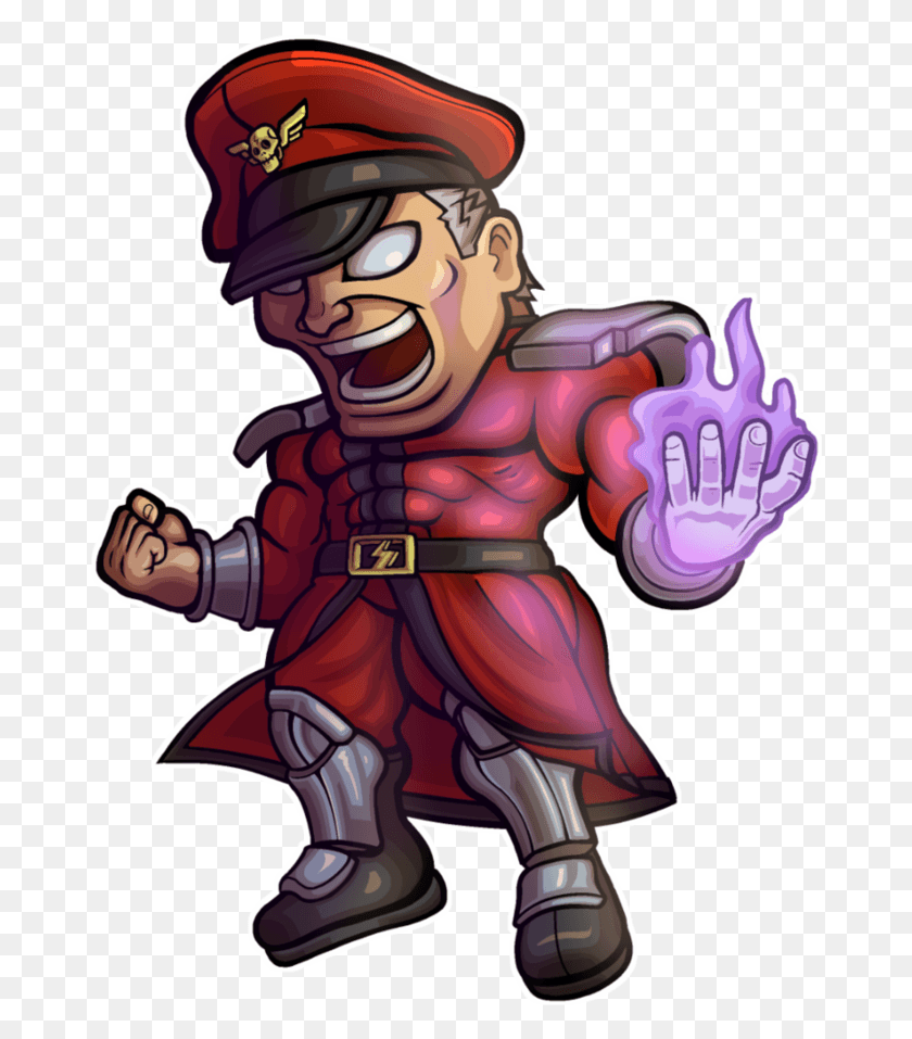 676x897 Street Fighter V M Bison Street Fighter Chibi, Hand, Person, Human HD PNG Download