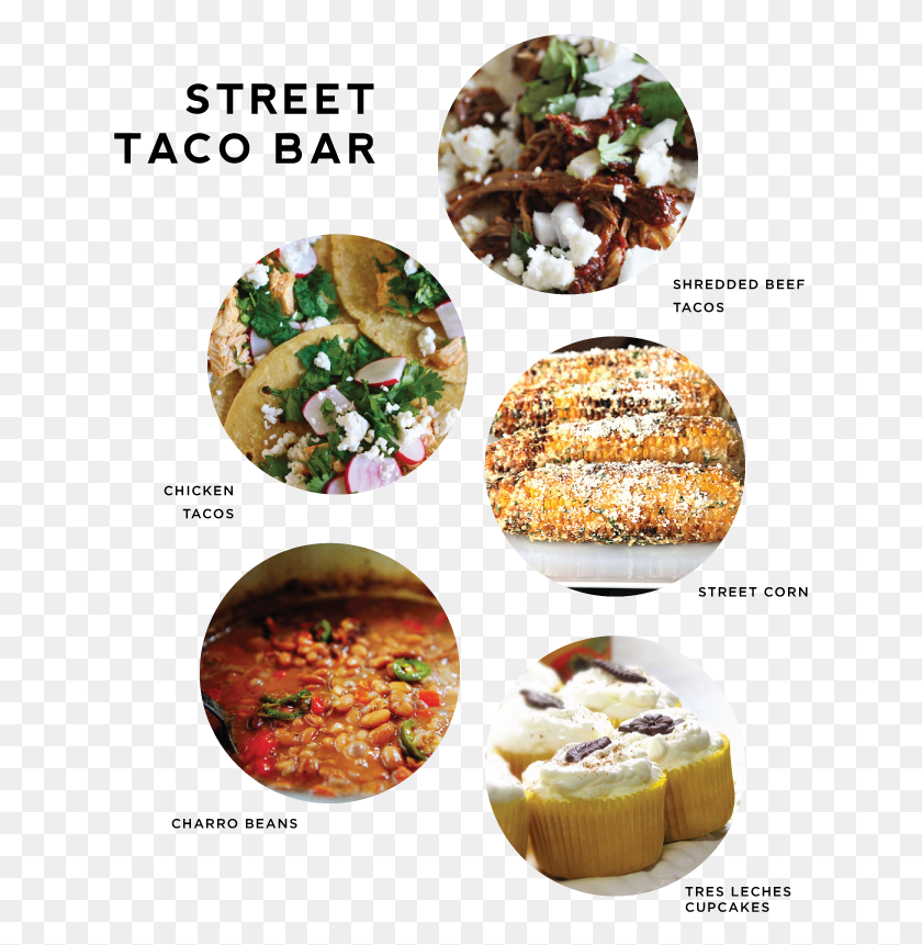 633x801 Street Taco Barfig And Cotton Street Taco Bar Ideas, Food, Plant, Advertisement HD PNG Download