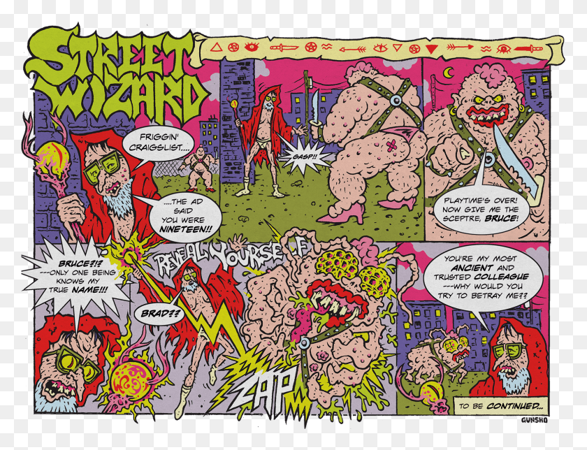 1551x1162 Street Wizard By James Quigley Comics, Book HD PNG Download