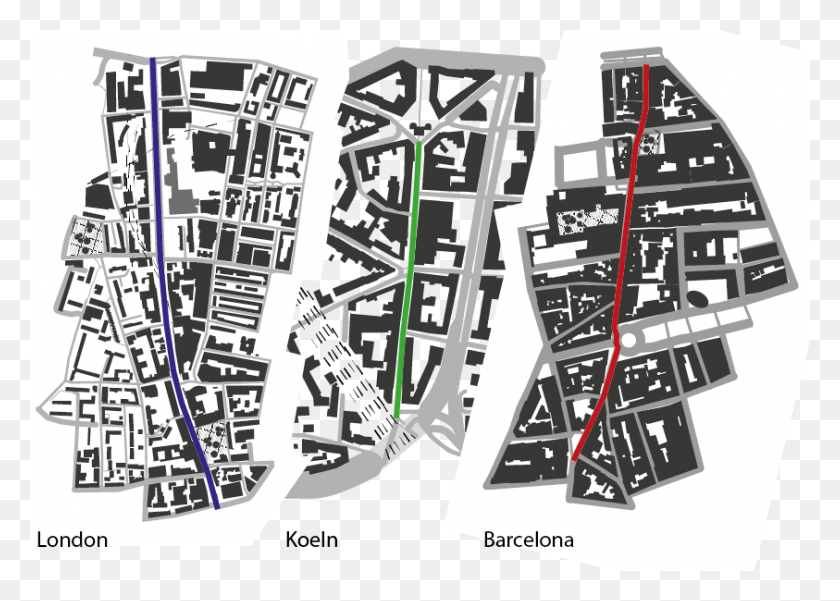 843x585 Streets Jardins De Rubio I Lluch Barcelona Pdf, Plan, Plot, Diagram HD PNG Download