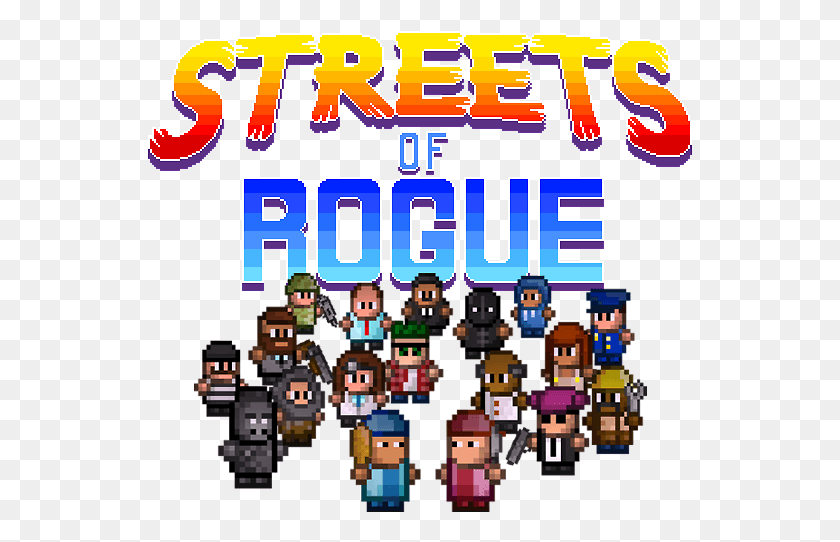 545x482 Streets Of Rogue Logo, Super Mario, Flyer, Poster HD PNG Download