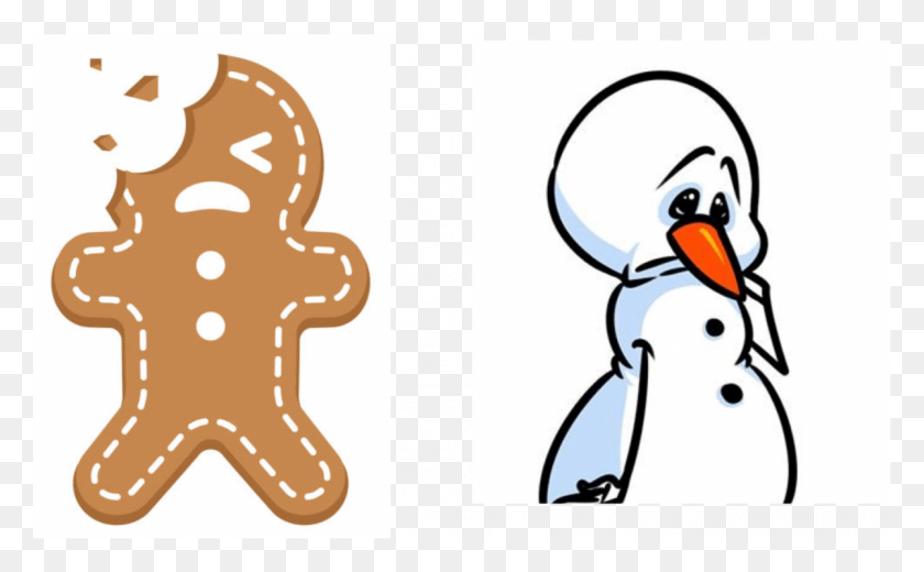1200x709 Stress Broken Gingerbread Man Clipart, Snowman, Winter, Snow HD PNG Download