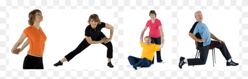 1382x370 Stretching Exercise Sitting, Person, Human, Clothing HD PNG Download