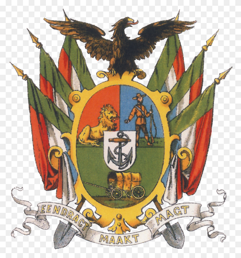 1455x1562 Strhl Ha Li Fig Coat Of Arms Of The Transvaal, Symbol, Emblem, Bird HD PNG Download