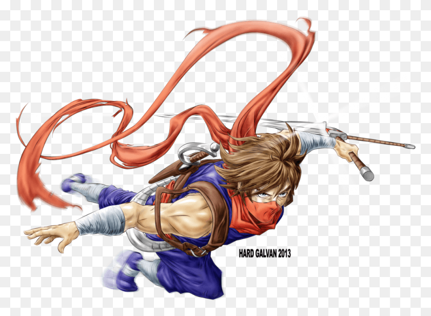 993x709 Strider Hiryu By Hardgalvan D61huka 1024735 Pixels Video Game, Bow, Person, Human HD PNG Download