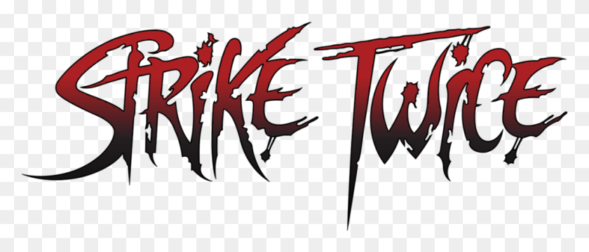 964x371 Strike Twice Red Logo, Text, Alphabet, Label HD PNG Download