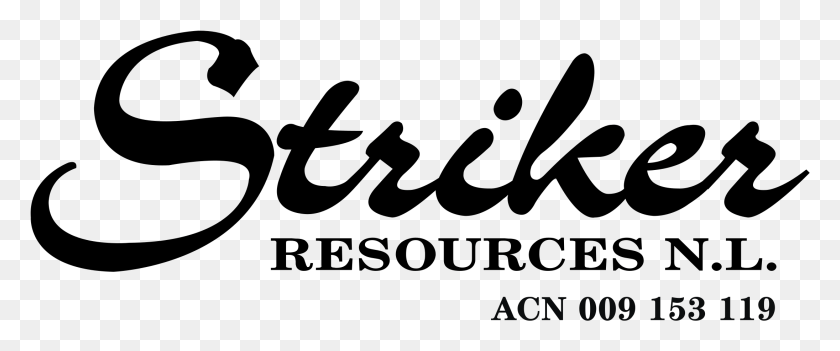 2191x819 Логотип Striker Resources Nl Прозрачная Каллиграфия, Серый, Мир Варкрафта Png Скачать