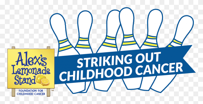 1044x499 Striking Out Childhood Cancer Is The Alsf Northern Alex39s Lemonade Stand Foundation, Bowling, Dynamite, Bomb HD PNG Download
